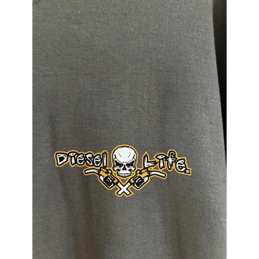 Diesel Life Skull And Pump T Shirt Mens 3X Tailgaters Will Be Fertilized Gray - Picture 2 of 6
